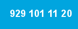 929 101 11 20 929 101 11 20